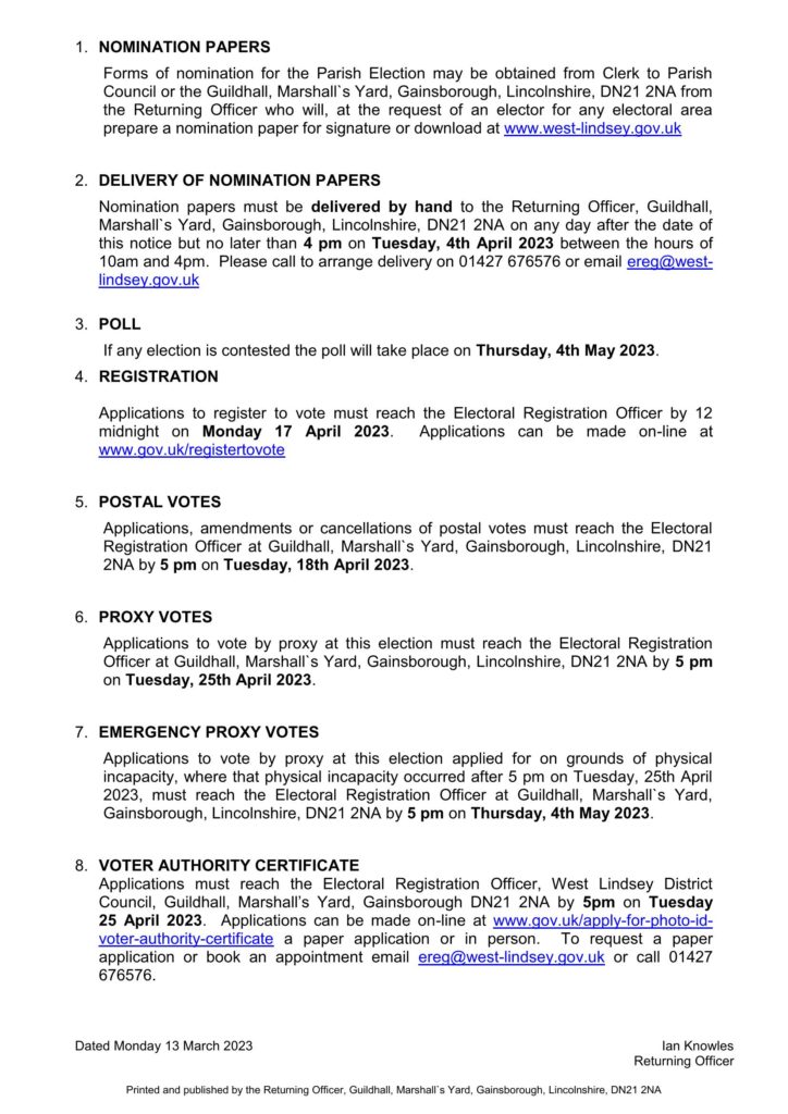 Page 2 Election Notice