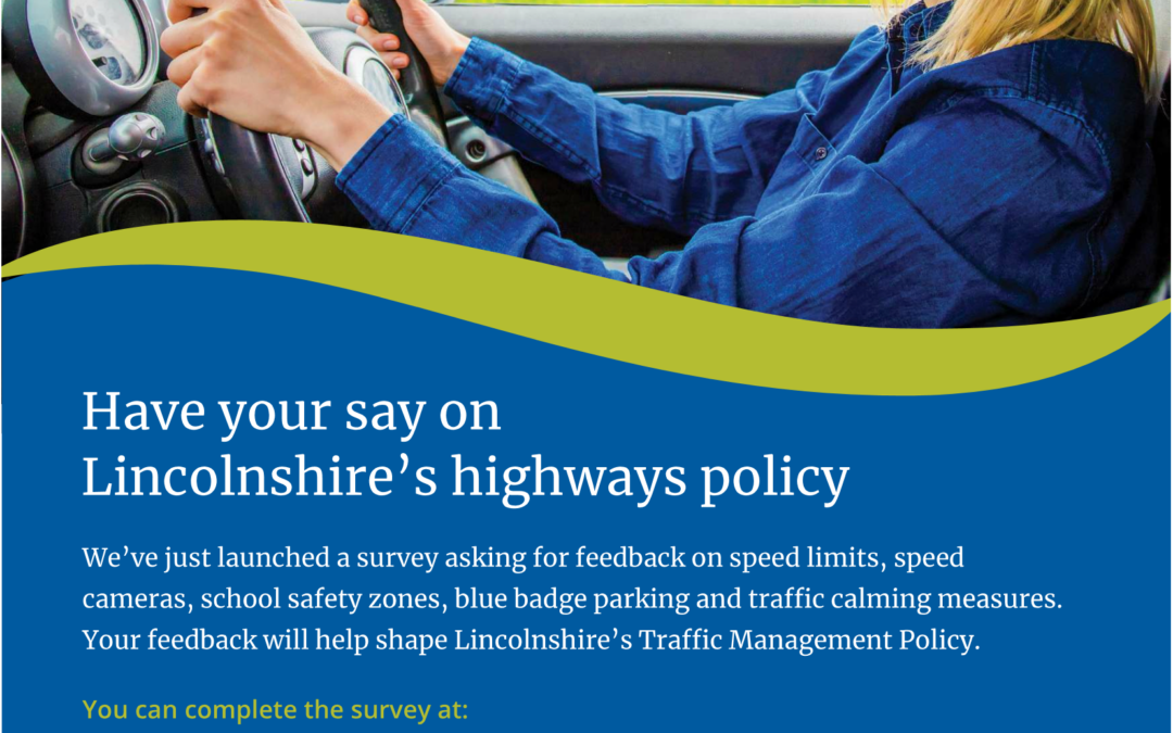 Highways Survey Lincolnshire County Council poster