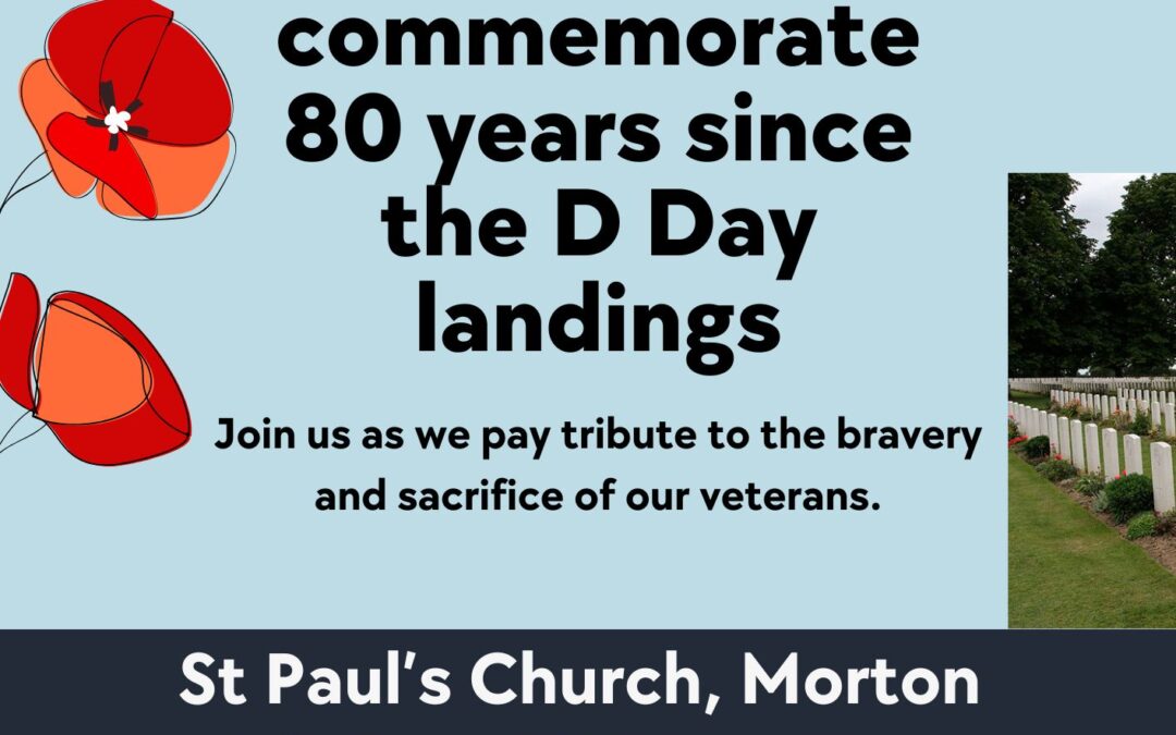 D-Day Service of Remembrance poster